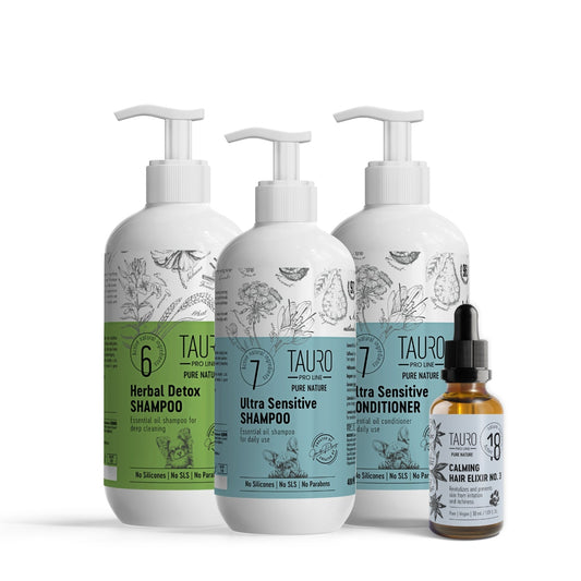 Kailio priežiūros priemonių rinkinys, skirtas naudoti kasdien