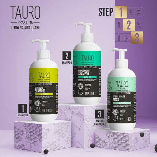 Kailio priežiūros priemonių rinkinys baltam kailiui